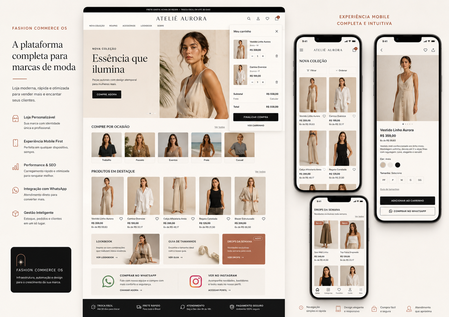 E-commerce + App Mobile gerado com o OS